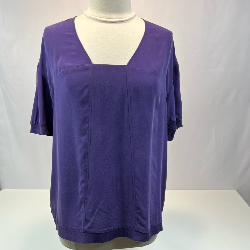 Flounce Blouse Silk Medium